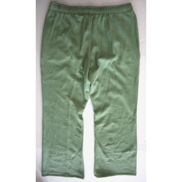 PINK x Victoria's Secret 11243311 Women Sz XL Green Flare Ivy Fleece Sweatpants - Picture 2 of 12